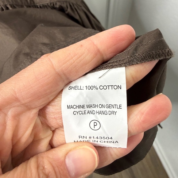 Marie Oliver Cotton Poplin Tiered Button Front Midi Dress Sz Medium - Picture 6 of 10